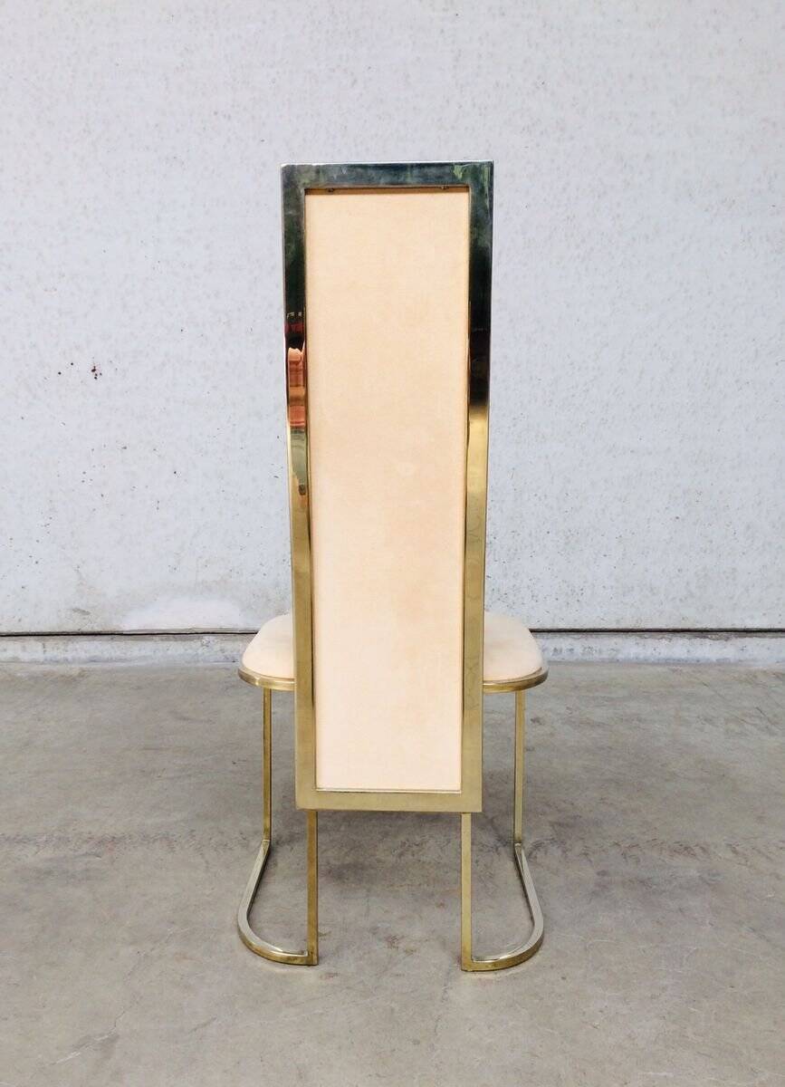 Hollywood Regency dining chairs from Belgo Chrom, 1970s, set of 8.