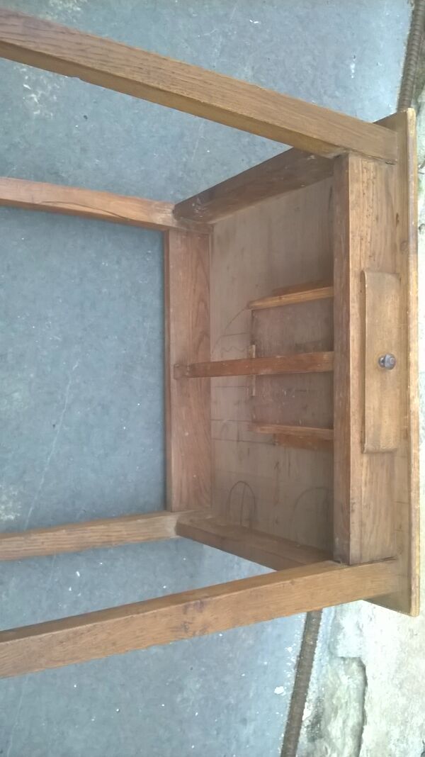 Bureau enfant en bois vintage