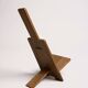 Brutalist minimalist armchair Alain Gaubert - 1980