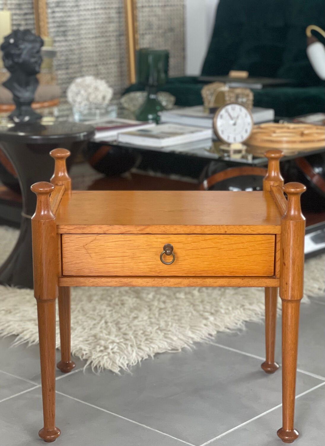 Vintage bedside table 1970