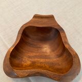 Series of 5 vintage wooden ramekins from the 70s