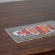 Scandinavian style coffee table from the 50s, rosewood & ceramic