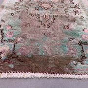 Vintage Turkish Oushak Rug 106x66 cm shabby carpet Ushak Region Small