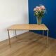 Marble and brass coffee table
