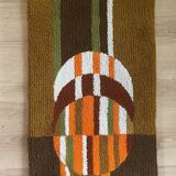 Tapis tchécoslovaque vintage années 1970 58x113cm