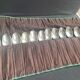 12 tablespoons Christofle model Boreal – Silver metal – Art Deco