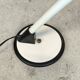 Large vintage table lamp in white metal