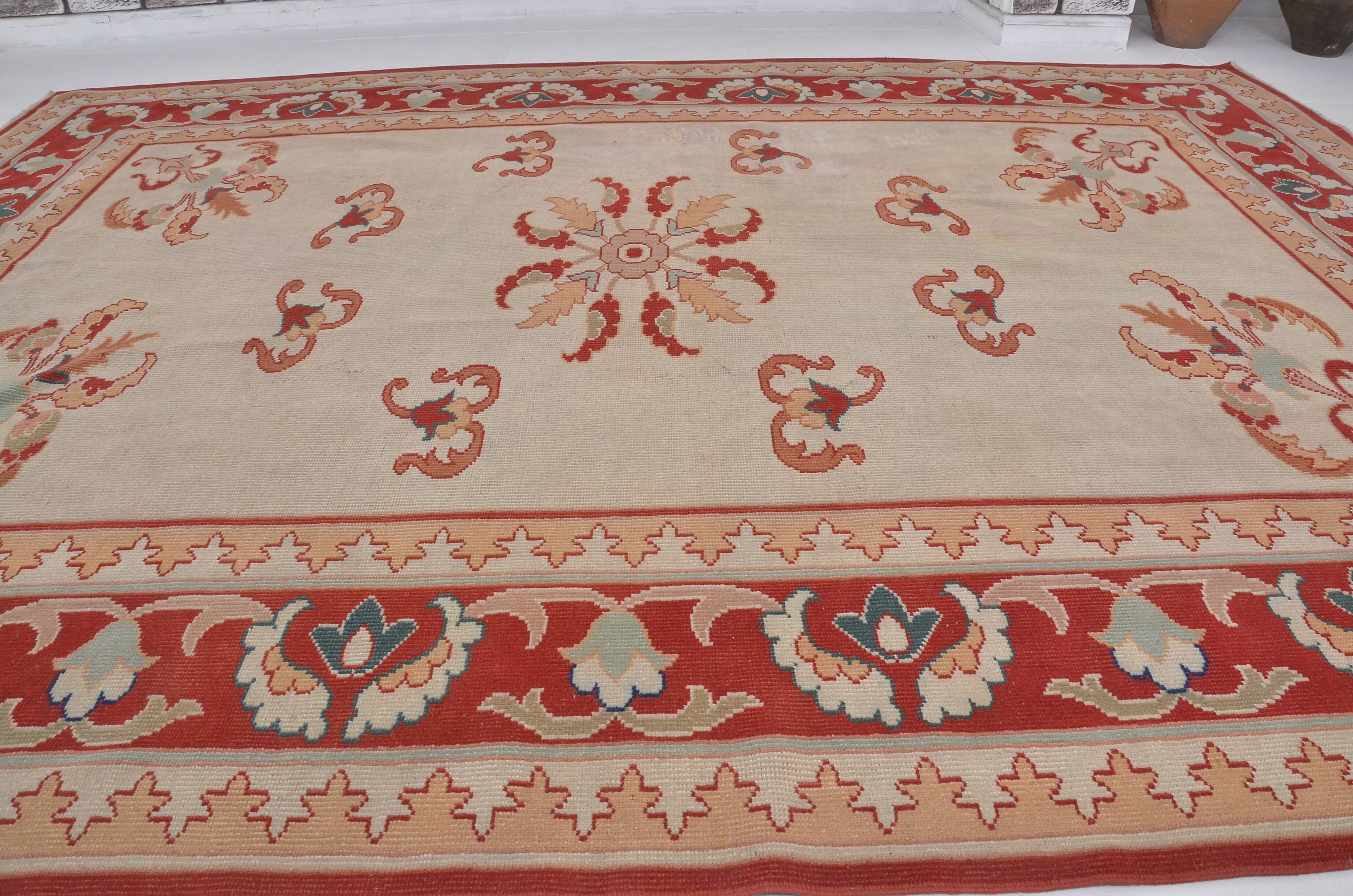 Oversize Hnadmade Floor Wool Rug c409