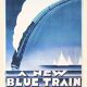 Affiche Blue train to the Cote d'Azur