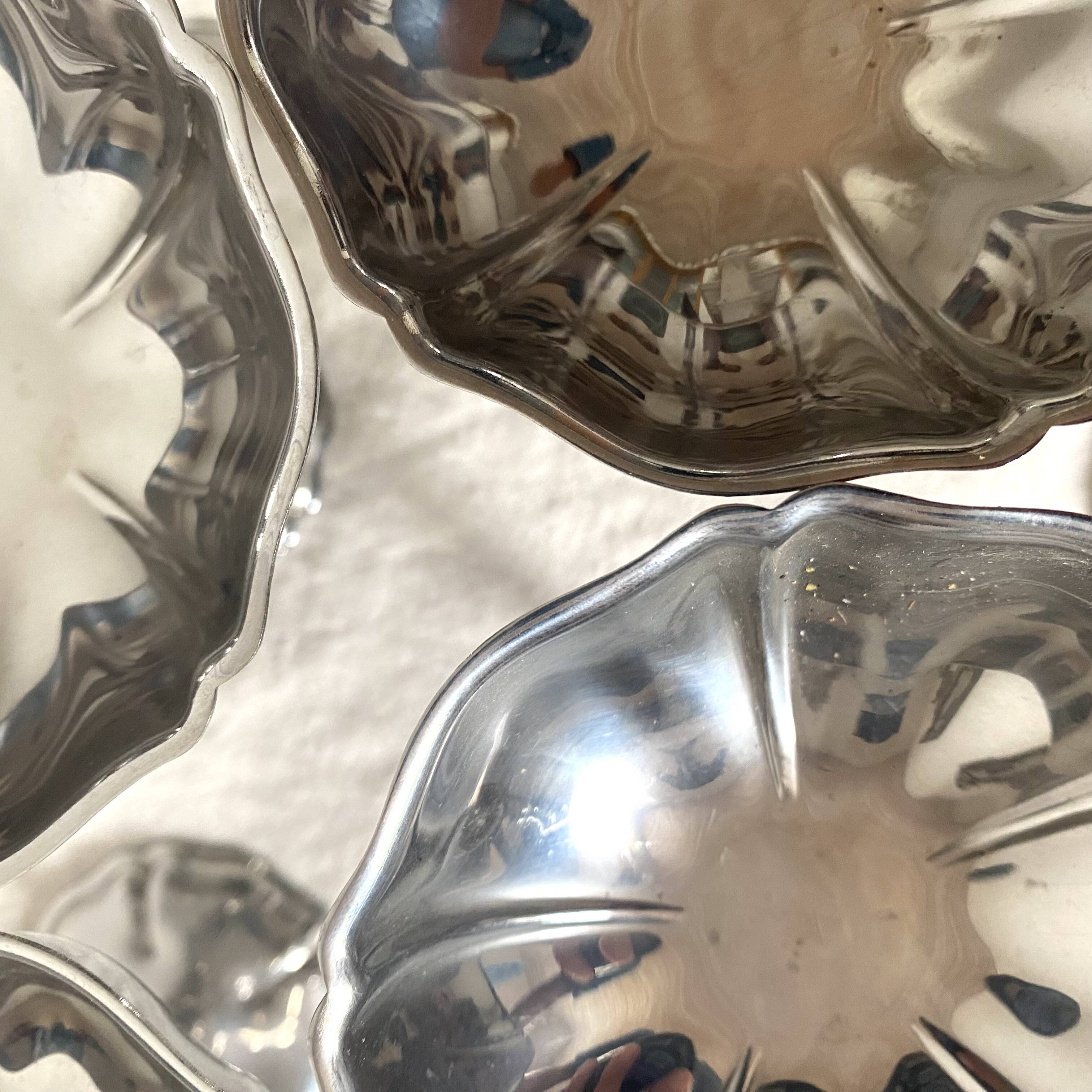 Vintage stainless steel cups