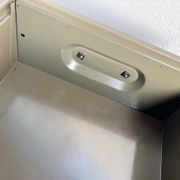 Vintage khaki metal desk