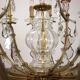 Glass chandelier Italy 20th Century