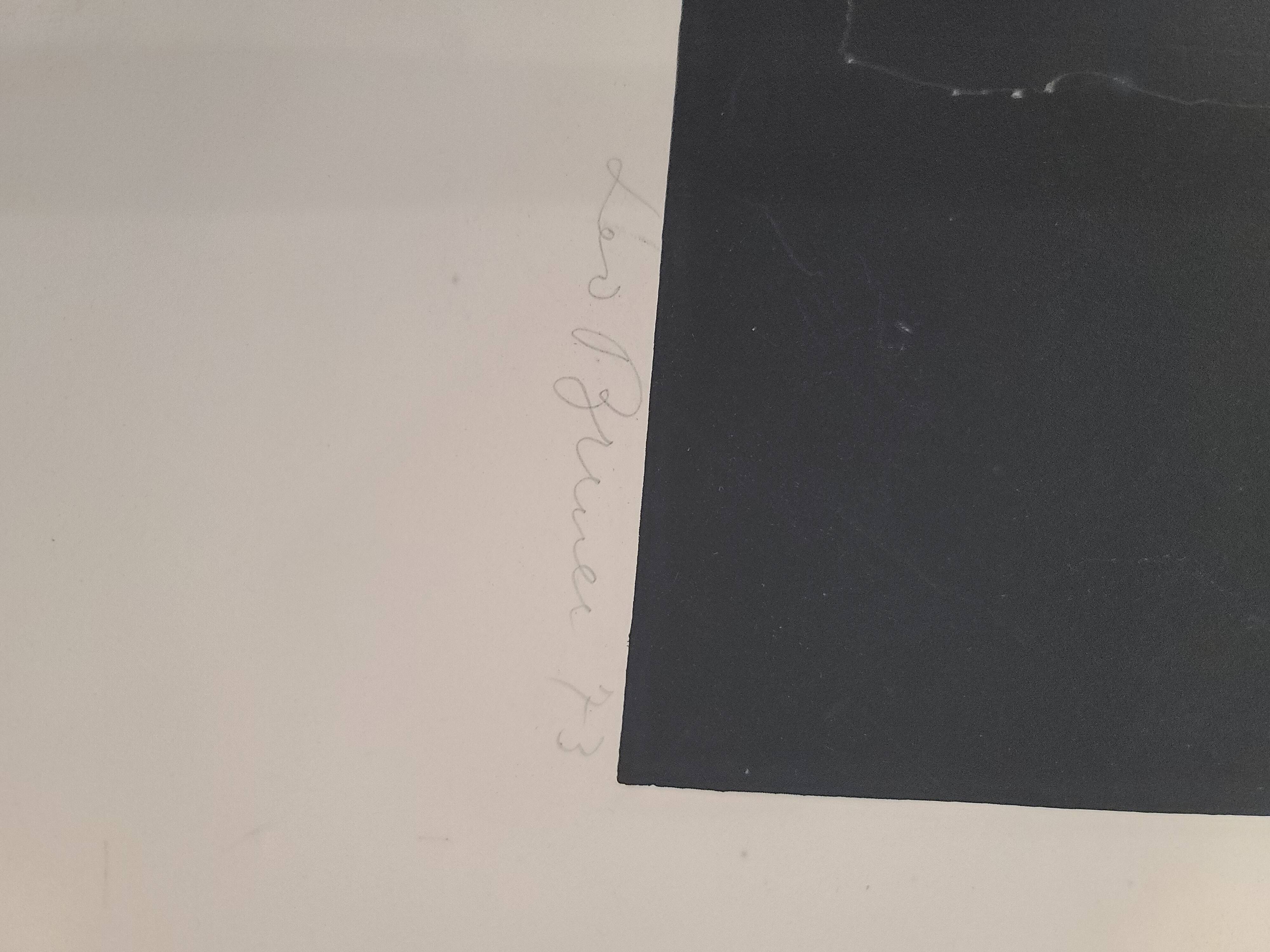 Contemporary Abstract Print Signed L.J. Griner 73 - #CAMR