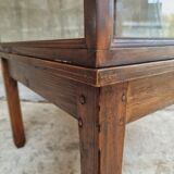 Old display cabinet shop display case or museum cabinet