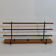Porte manteau murale scandinave teck 1960