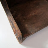 Old atypical wooden shelf