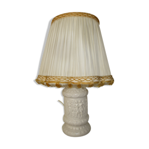 lampe de table en céramique - blanche