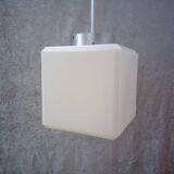 Square glass ceiling lamp