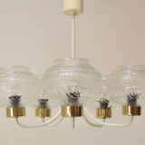 Mid-century chandelier by instala jilove u decina,1970's.