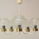 Mid-century chandelier by instala jilove u decina,1970's.