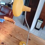 Vintage 60s Lamp Orange Metal