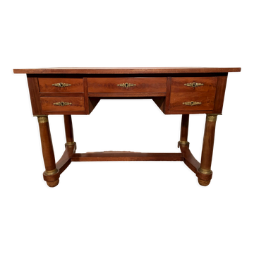 Bureau de style Empire en acajou et placage XX siècle