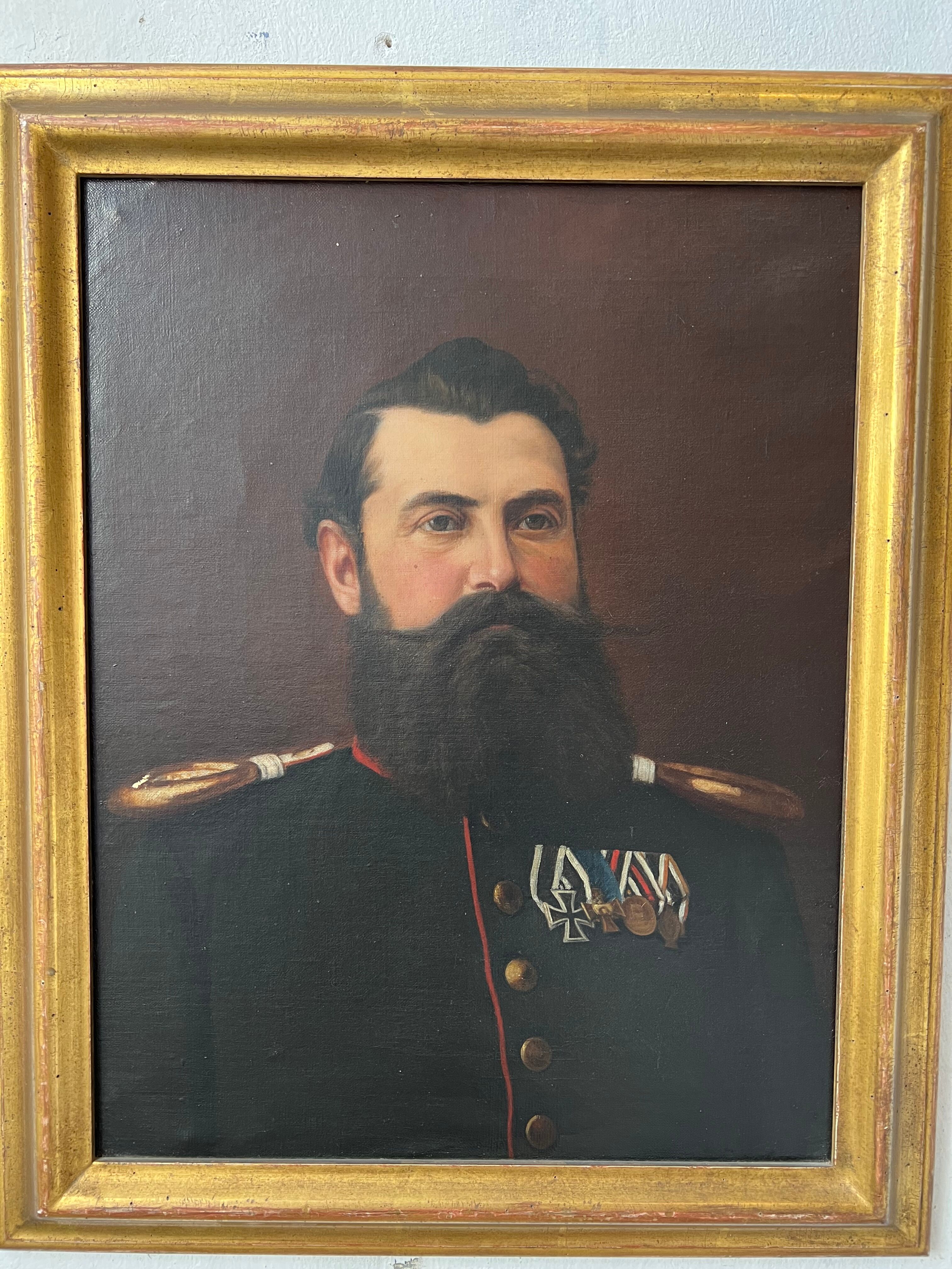 Portrait of an officer from 1883