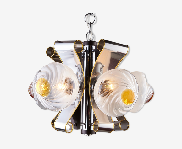Suspension en verre italien