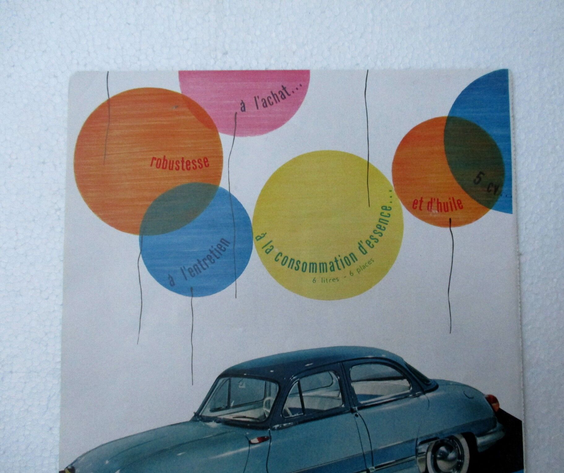Old advertisement Dyna Panhard 50s