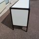 Wooden Sideboard - "Stollenlinie Brasilia" - German - 1960 - White - Black