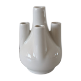 Vase soliflore 5 stems white
