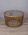 Vintage 1970s Italian design bamboo coffee table