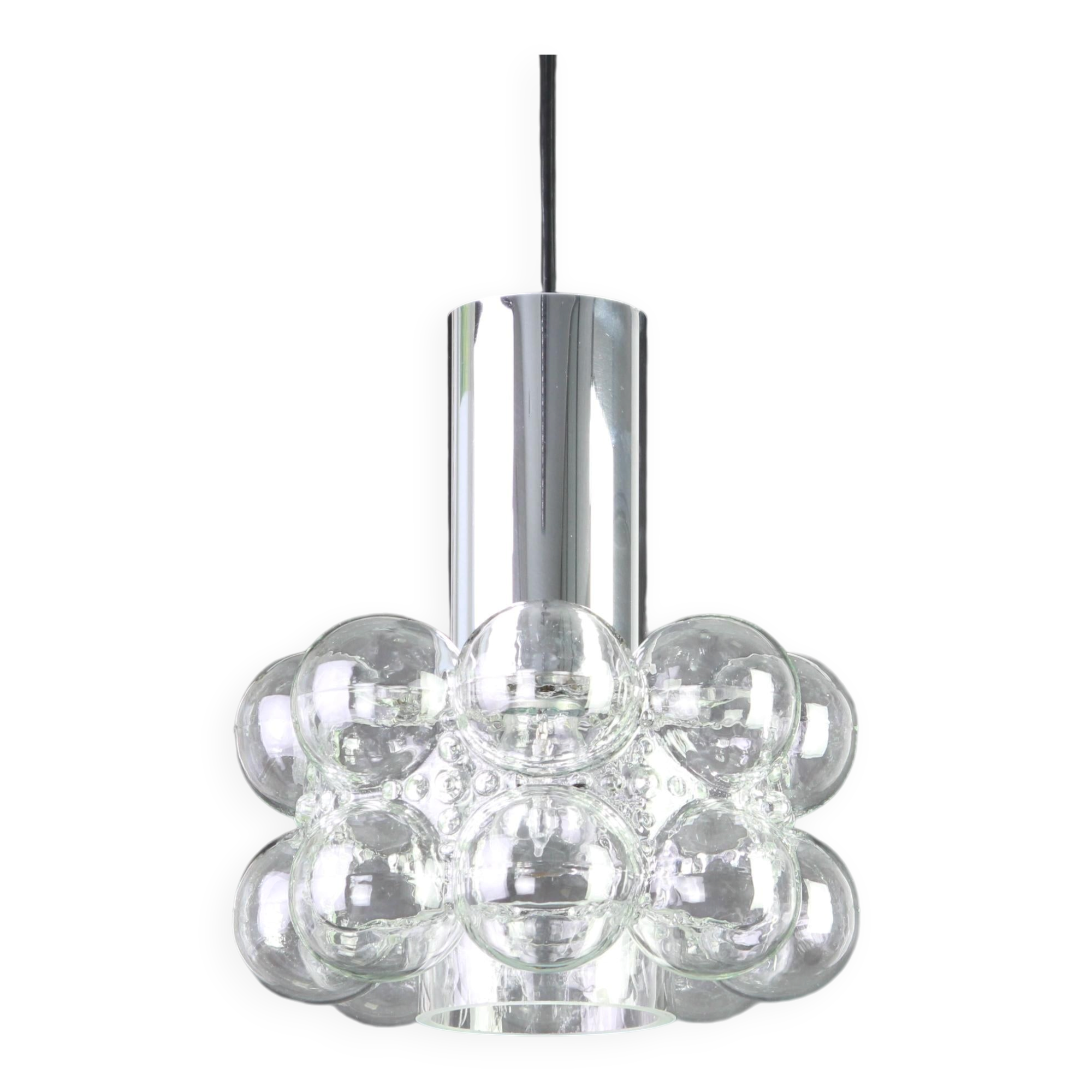 1 of 2 small bubble glass pendant by Helena Tynell, Limburg, Germany