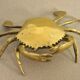 Crab ashtray in brass 1970
