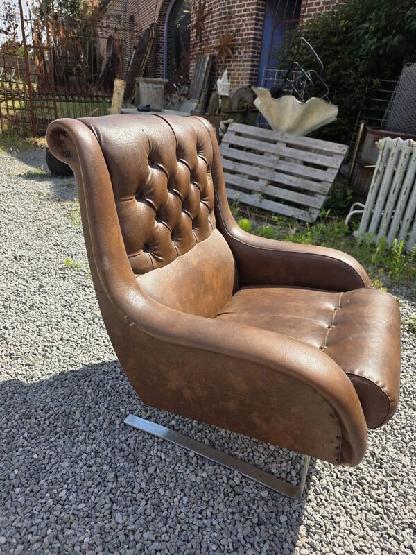 Fauteuil Varam pieds luge