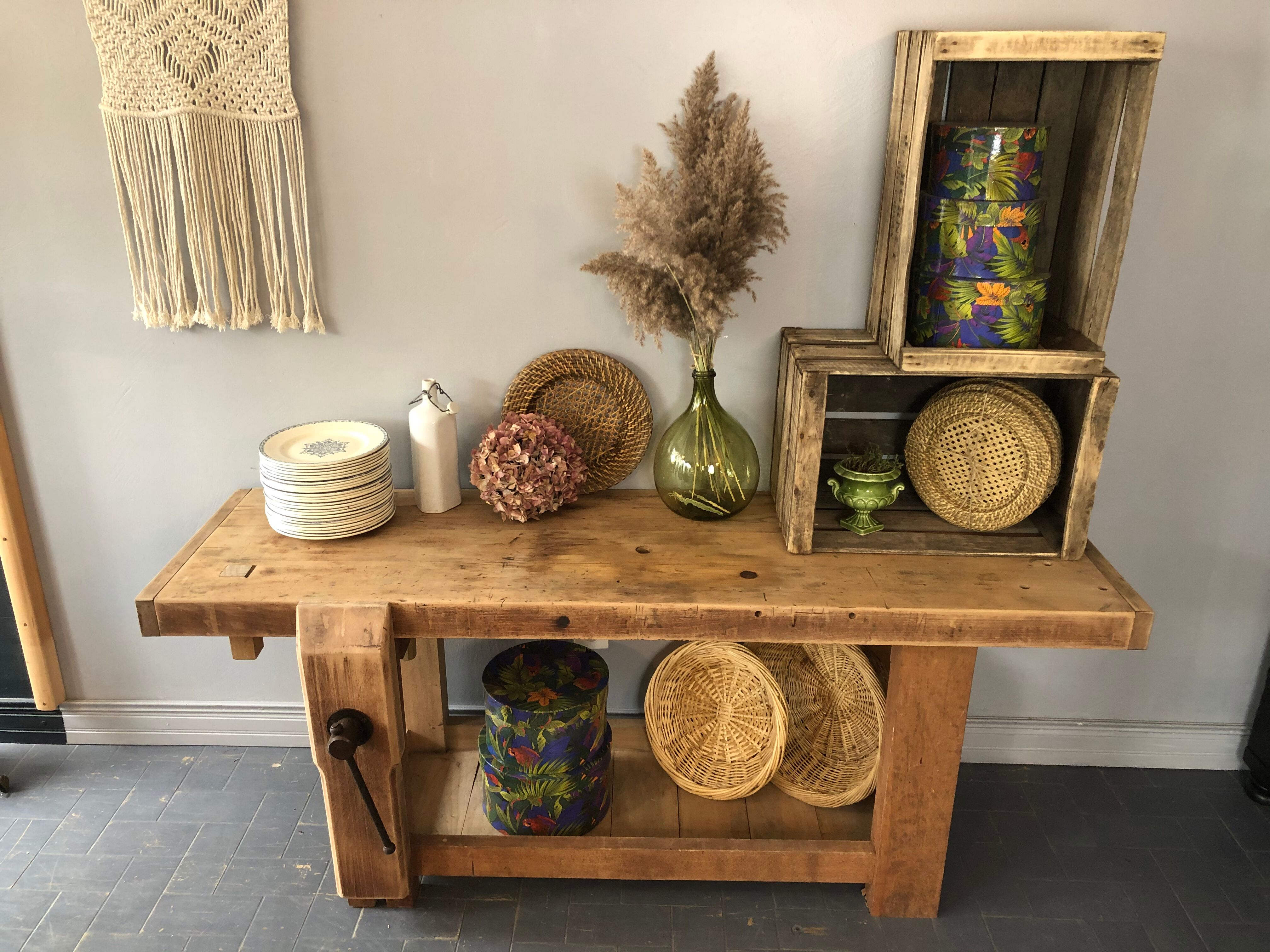 Ancient solid oak work