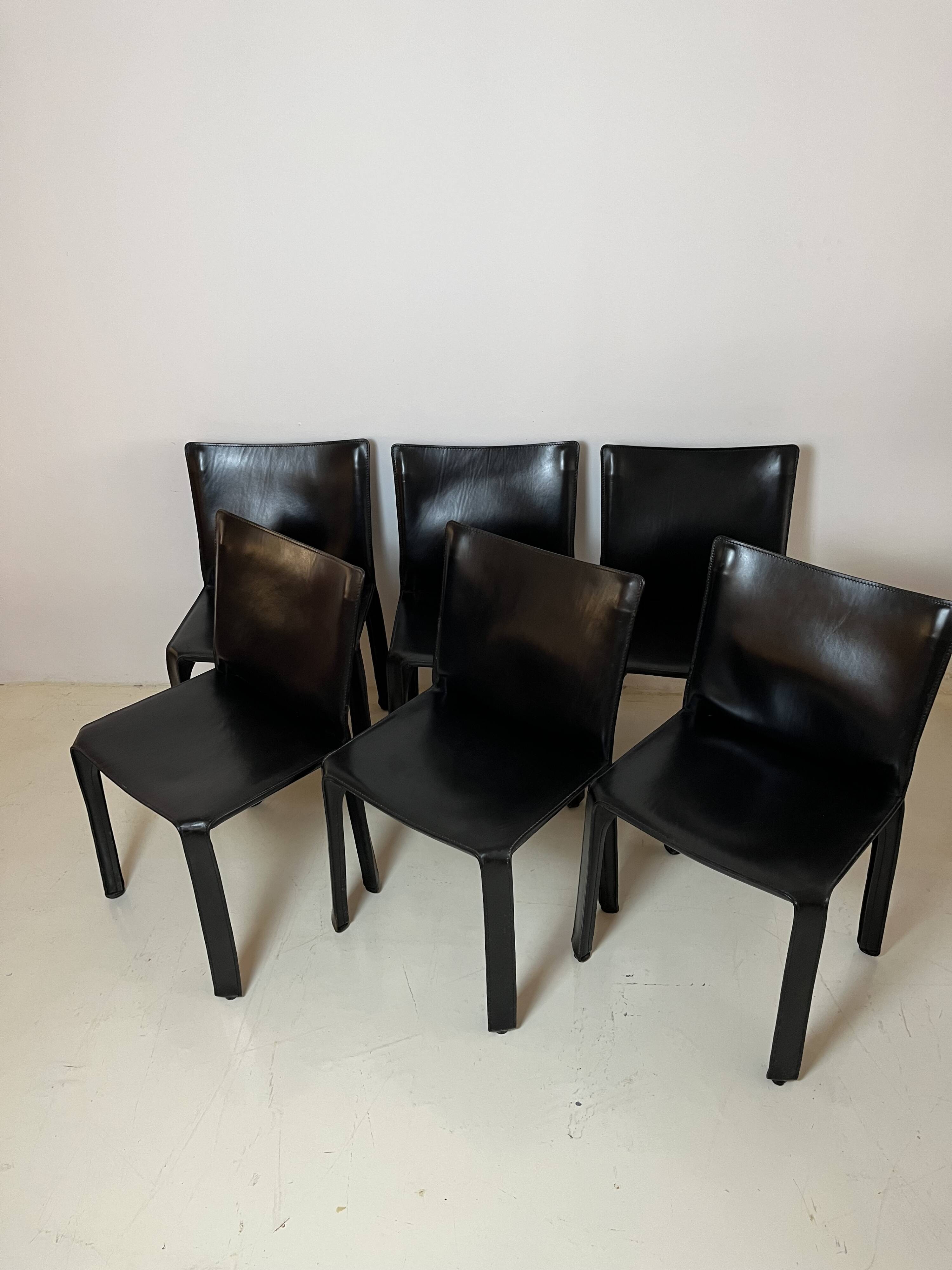 Cab 412 chair, Mario Bellini, Cassina, 1970s