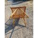 Fauteuil rotin, osier vintage