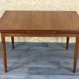 1960s 1970s Teak Dining Table Danish Modern Design Denmark