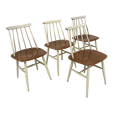 Set of 4 chairs "Fanett", Ilmari Tapiovaara, Sweden, 1960