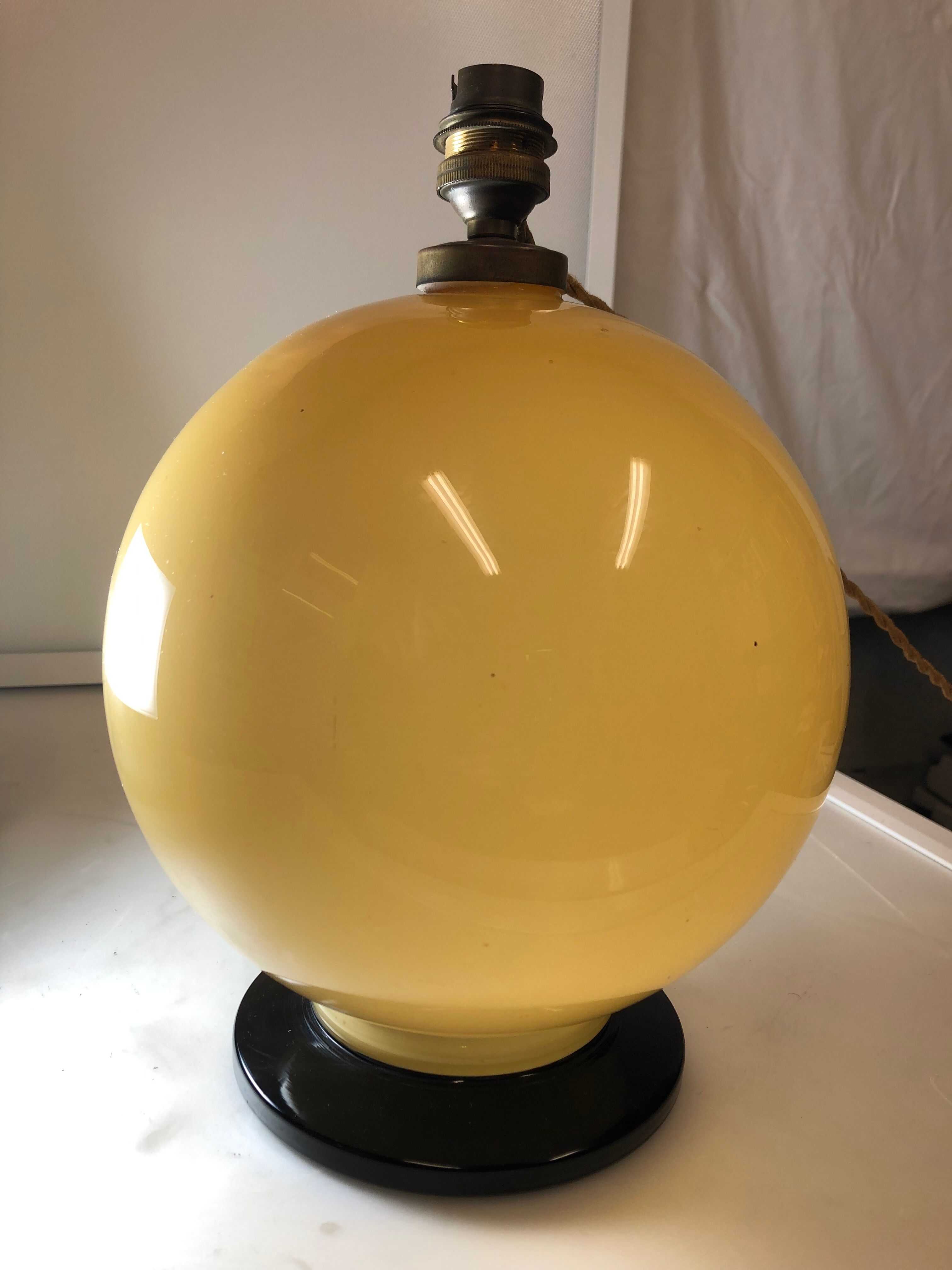 Pied de lampe art deco