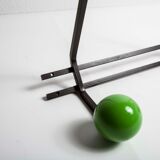 Coat rack 6 balls restored