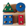 Educational game for wooden children
