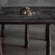 Table basse en fer brutaliste de Thomas Serruys, Belgique, 2019