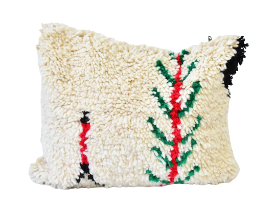 Colorful Moroccan carpet pillow 47x37cm