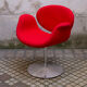 Armchair "little tulip" red by Pierre Paulin 1970