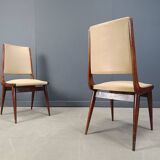 Set of 6 mid century italian dining chairs, 1950s - set of 6