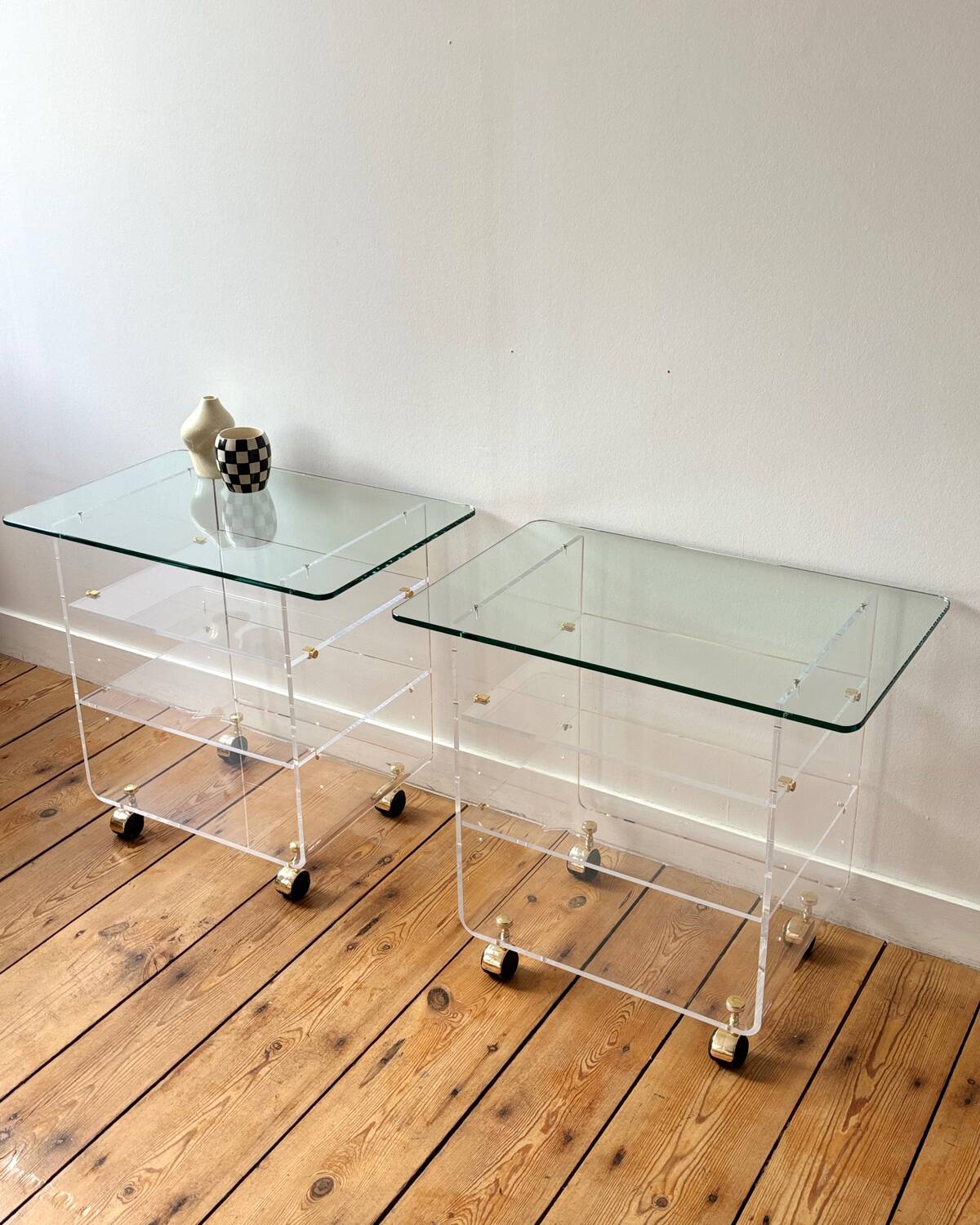 Side table / David Lange trolley