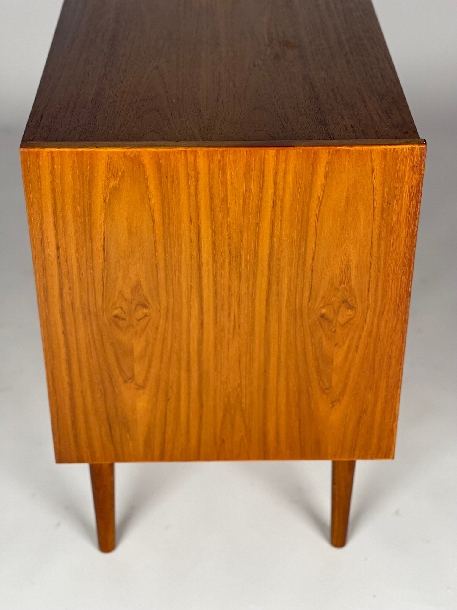 Scandinavian teak chest of drawers from the 1960s.
