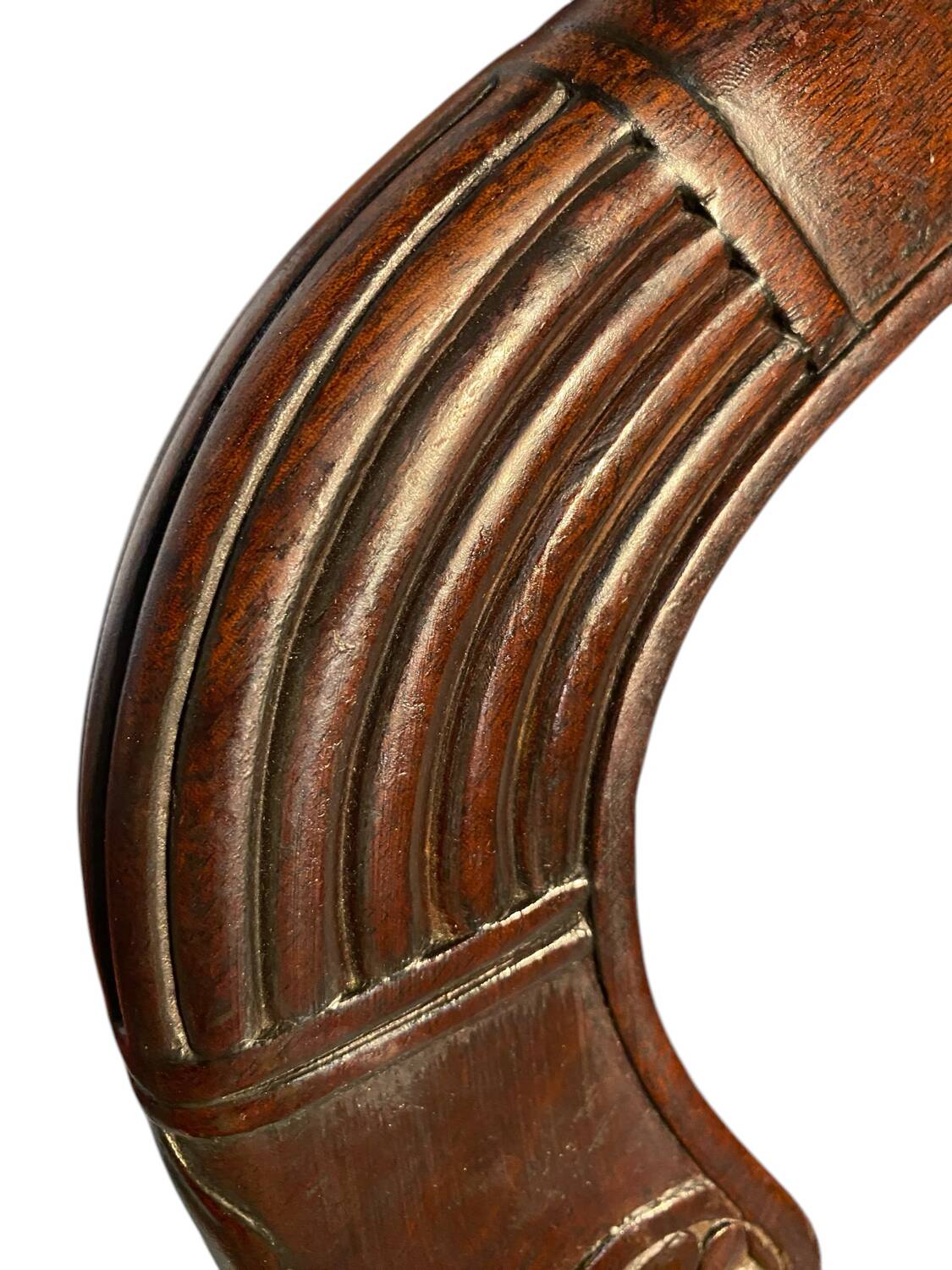 Pair of Empire Period Mahogany Armchairs and Bergère